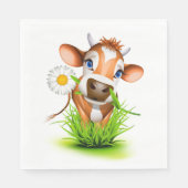 Serviette En Papier Daisy La Vache Luncheon Papier serviettes (Devant)