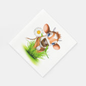 Serviette En Papier Daisy La Vache Luncheon Papier serviettes (Coin)