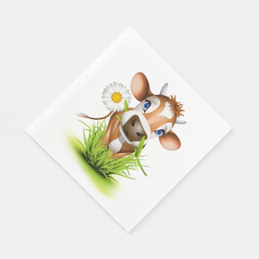 Serviette En Papier Daisy La Vache Luncheon Papier serviettes (Coin)