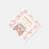 Serviette En Papier Daisy & Retro Van Pastel Super 1er anniversaire (Coin)