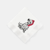 Serviette En Papier Dalmatie de Noël (Coin)