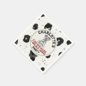 Serviette En Papier Dalmatie Furever Young 1er anniversaire Pawty (Coin)