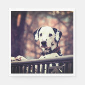 Serviette En Papier Dalmatien (Devant)