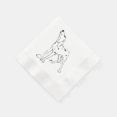 Serviette En Papier Dalmatien (Coin)