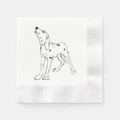 Serviette En Papier Dalmatien (Devant)