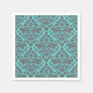 Serviette En Papier Damas