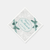 Serviette En Papier Damas et vaches 100e Serviettes d'anniversaire (Coin)