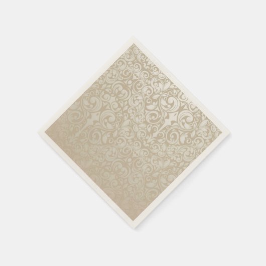 Serviette En Papier Damask Pattern Papier Cocktail Serviettes (Coin)