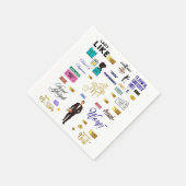 Serviette En Papier Dame (Coin)