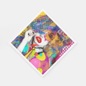 Serviette En Papier Dame Clashy (Coin)