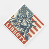 Serviette En Papier Dame Liberté (Coin)