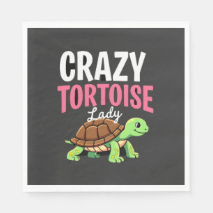 Serviette En Papier Dame Tortue Folle Tortues Maman Femmes Tortue (1)