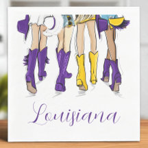 Dames de Louisiane / Bottes Chapeaux de Cowboy Vio
