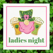 Serviette En Papier Dames Night Leprechaun Bière St Patrick's Day