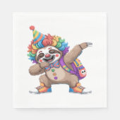 Serviette En Papier Dancing Clown Dabbing Éffrayant Halloween paresse  (Devant)