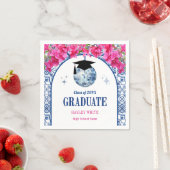 Serviette En Papier Dancing Queen Disco Ball Graduation Party (En situation)