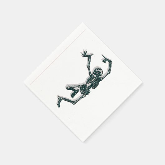 Serviette En Papier Dancing Skeleton (Coin)