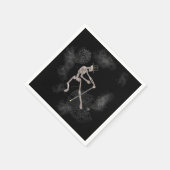 Serviette En Papier Dancing Skeleton Halloween (Coin)
