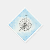 Serviette En Papier Dandelion (Coin)