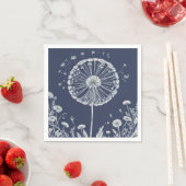 Serviette En Papier Dandelion (En situation)