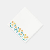 Serviette En Papier Dandelion de printemps Fleurs et design Feuille (Coin)