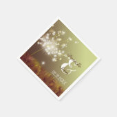 Serviette En Papier Dandelion Dream Nature Inspiré Mariage (Coin)