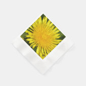 Serviette En Papier Dandelion jaune (Coin)
