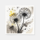 Serviette En Papier Dandelions (Devant)