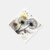 Serviette En Papier Dandelions (Coin)