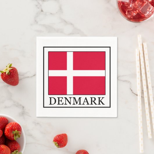 Serviette En Papier Danemark (En situation)