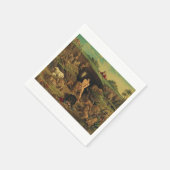 Serviette En Papier Daniel dans la fosse aux lions (Coin)