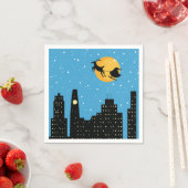 Serviette En Papier Dans la nuit (En situation)