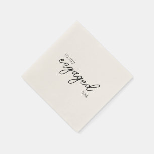 Serviette En Papier dans mes serviettes de cocktail de l'ère fiancée