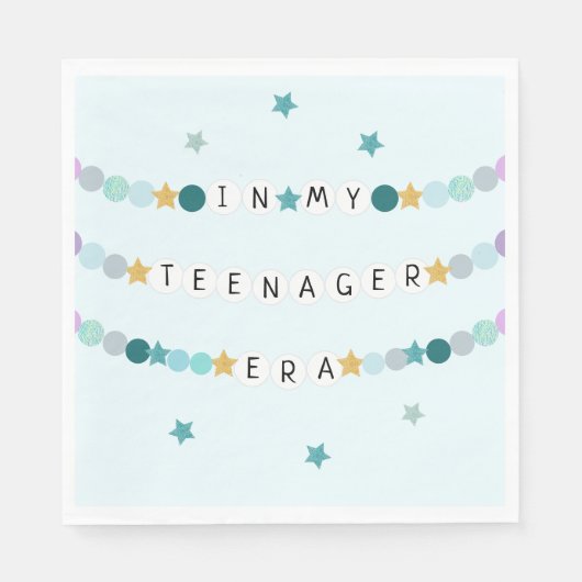 Serviette En Papier Dans Mon Bracelet D'Amitié Fête D'Anniversaire (Devant)