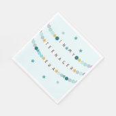 Serviette En Papier Dans Mon Bracelet D'Amitié Fête D'Anniversaire (Coin)