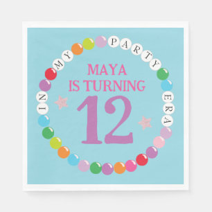 Serviette En Papier Dans Mon Bracelet D'Amitié Fête D'Anniversaire
