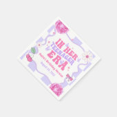 Serviette En Papier Dans Sa Fête D'Anniversaire (Coin)