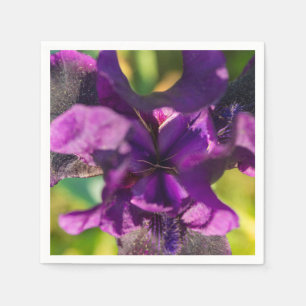 Serviette En Papier Dans un iris