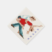 SERVIETTE EN PAPIER DANSE (Coin)