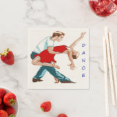 SERVIETTE EN PAPIER DANSE (En situation)