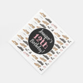 Serviette En Papier Danse Chaussures Ballet Tap Jazz Lyrique Anniversa (Coin)