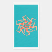 Serviette En Papier Danse des nageurs - Nage synchronisée (Devant)