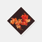 Serviette En Papier Danse Feux d'artifice Art Abstrait (Coin)