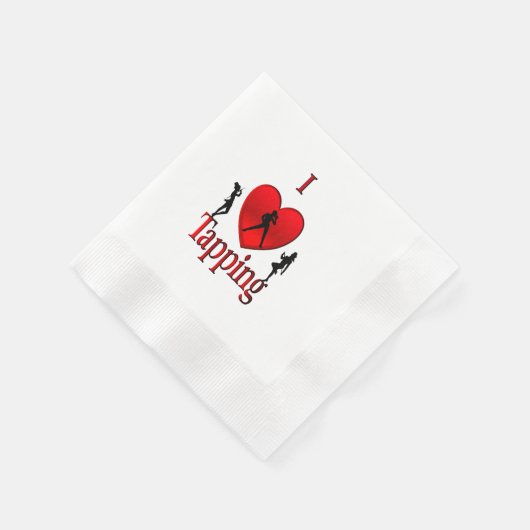 Serviette En Papier Danse I Heart Tap (Coin)