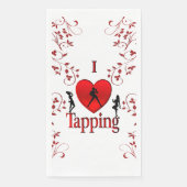 Serviette En Papier Danse I Heart Tapping (Devant)
