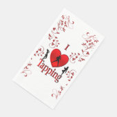 Serviette En Papier Danse I Heart Tapping (Coin)