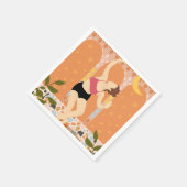 Serviette En Papier Danse Lune (Coin)