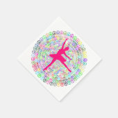 Serviette En Papier Danse pour la paix (Coin)
