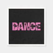 Serviette En Papier DANSE Rose avec coutures Ballerina (Devant)