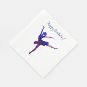 Serviette En Papier Danseur de Ballerina (Coin)